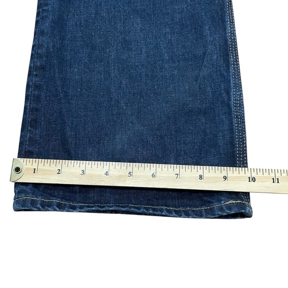 Carhartt Jeans Men’s 36X34 Relaxed Boot Cut Blue Denim Heavy Workwear - Picture 11 of 12